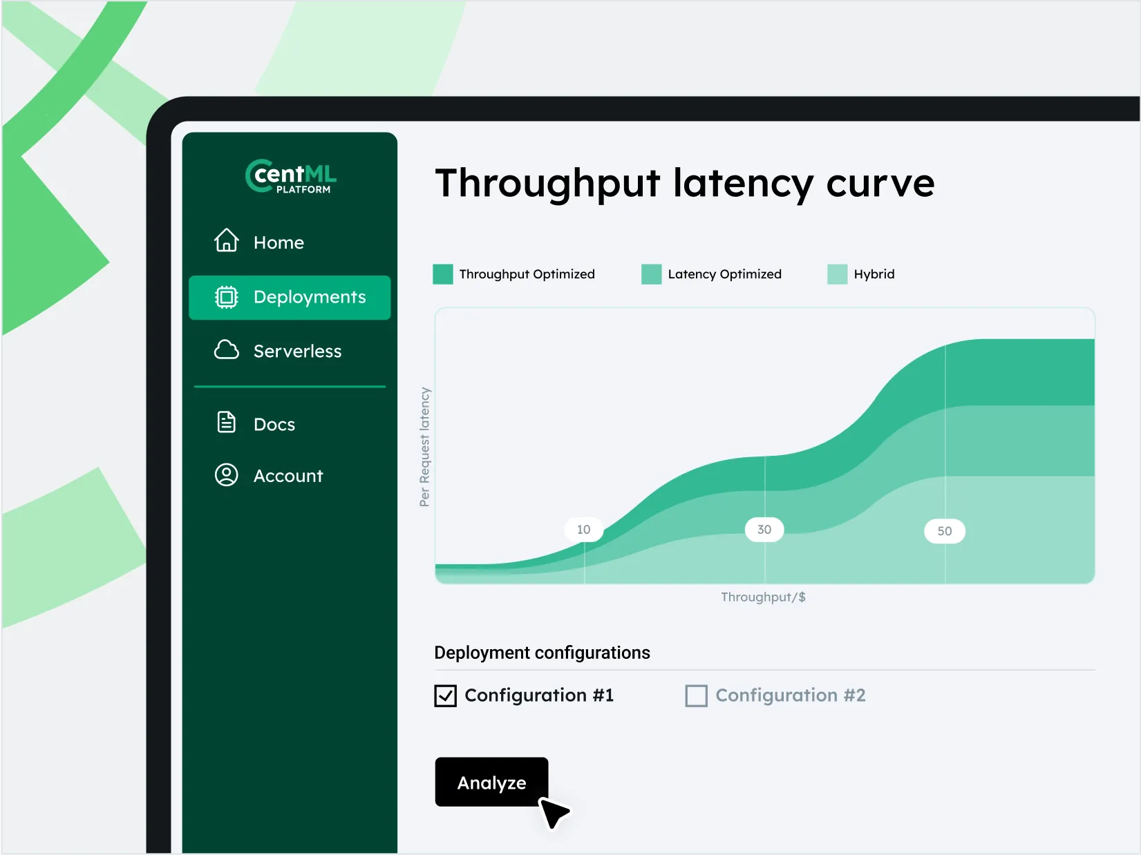 throughput latency curve