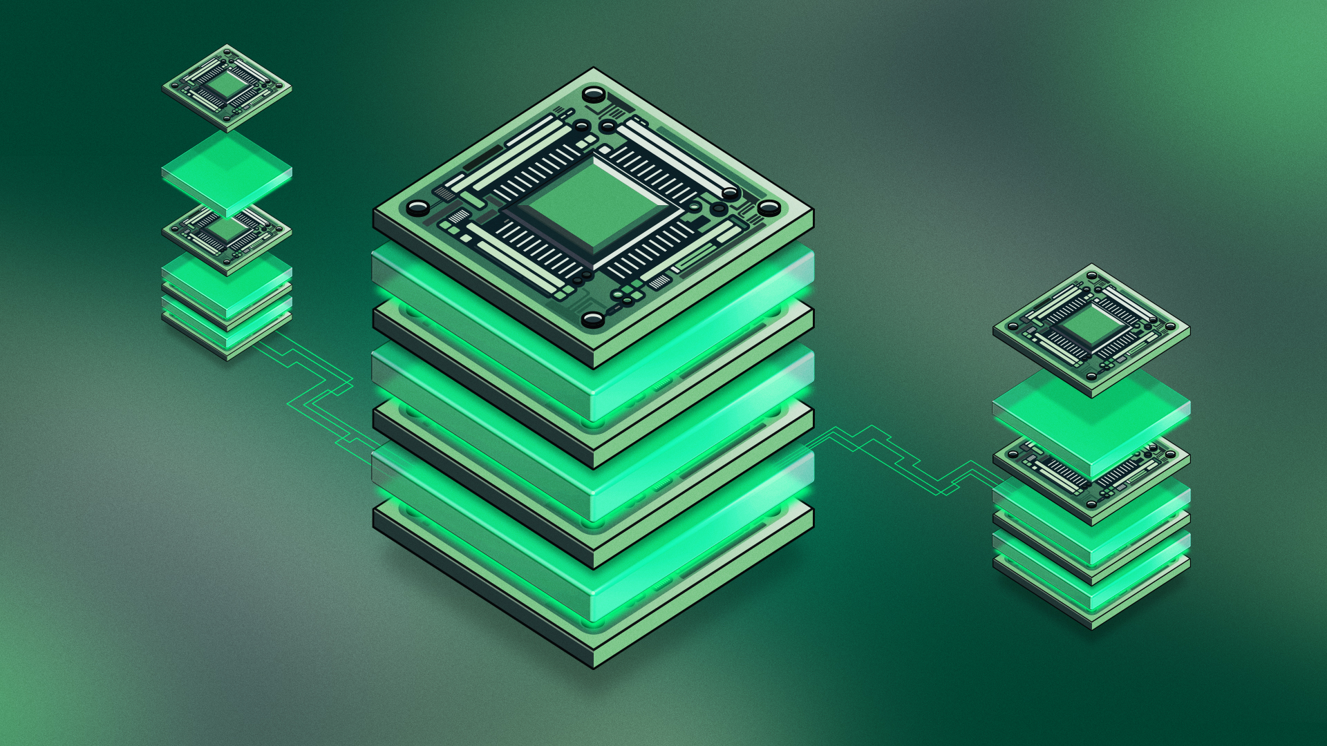 Graphical representation of GPU clusters.