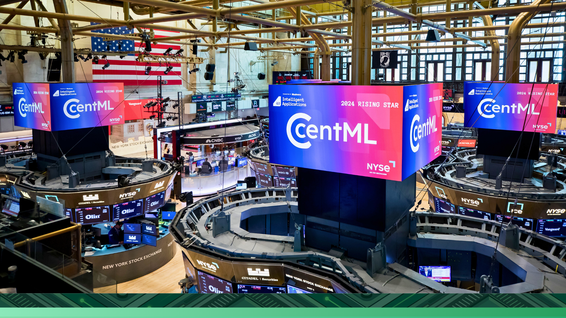 CentML 'Rising Star' displayed at NYSE